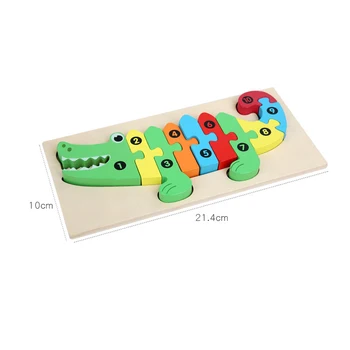3D Lesene Puzzle Digital Color Kognitivne Zgodnje Učenje Učenja Kognitivnih Sestavljanke Zabavno Interaktivno Puzzle Igrača Darilo