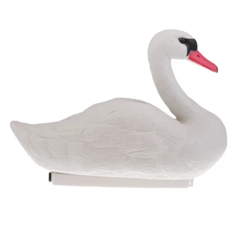 3D Veren Plavajoče Swan Vaba Za na Prostem Lov Vrt Decors