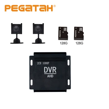 4-palčni mini dvr snemalnik z vgrajenim ventilatorjem 1080p 2CH CCTV DVR HD dvr CCTV kit HDMI CVBS varnostni sistem