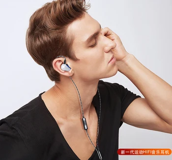 4 Trobenta Pogon Nepremočljiva Teče Šport Slušalke 3.5 MM in-ear Slušalke DJ subwoofer Slušalka z Mikrofonom za Xiaomi Huwei