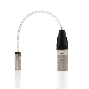 4Pin Balansiran XLR Moški-4.4 mm Uravnoteženo Ženski Audio Kabel