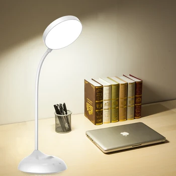 4W 36 LED Flexo Led Namizna Svetilka na Dotik USB Svetloba namizne Svetilke 5 Ravni, možnost zatemnitve Osvetlitve&Barvna Zaščita Oči Branje Študija Desk Lig