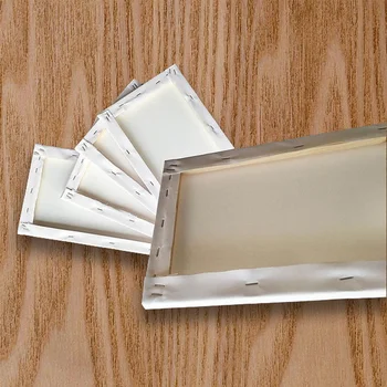 5 Plošči Beli Prazno Platno Odbor Raztegne Platno Umetnost Lesene plošče Šoli DIY Obrti ustvarjalce