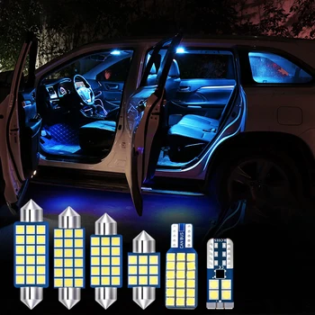 5pcs Avtomobilske LED Žarnice Za Chevrolet Captiva C100 C140 2011 2012 2013 2016 2017 Dome Branje Svetilke Trunk Svetlobe Dodatki