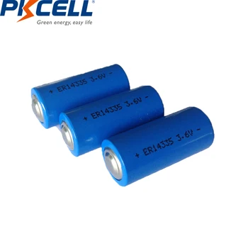 5pcs PKCELL 3,6 V 2/3AA liSOCL2 Litijeva baterija ER14335 14335 baterije 1650mah primarne baterije zamenjajte za TADIRAN TL-4955