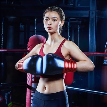 6 8 10 12 OZ Debelo Muay Thai Mikrovlaken Usnja Rokavice za Boks Odrasle Ženske, Moške MMA Telovadnici Usposabljanje Dotacije Boks Oprema