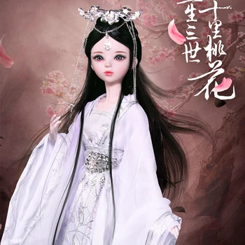 60 CM Ročno 1/3 Bjd Lutke FUYAO/JINMI/Bela Kača Velike 23 Spojen Kitajski Lepa Dekleta Princesa Lutka Igrače za Dekleta Darilo