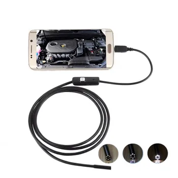 640 X 480p Usb-Endoskop 2.0 Mp Fotoaparat Borescope 2 V 1 Hd Nepremočljiva 6led Svetlobe, 5m Ip67 Nepremočljiva Neodvisni Trak Gumb #LR5