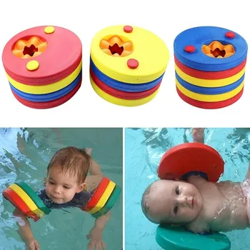 6PCs/ Paket EVA Pena Plavati Diski Roko Pasovih Plavajoče Rokavi Napihljivi Bazen Float Odbor Baby Plavanje Vaje Krogih Obroči