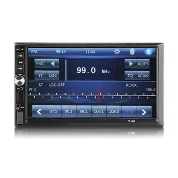 7-palčni Avto radio snemalnik Bluetooth V2.0 12v Predvajalnik HD Zaslon na Dotik MP3 MP5 Audio Stereo TF USB FM Autoradio 7012B