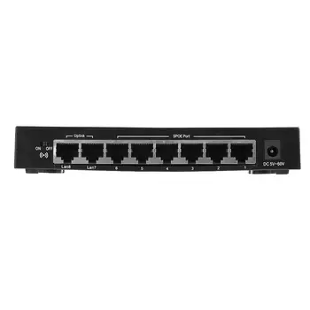 8 Port 10/100 Mb / s POE Ethernet mrežno Stikalo Hitro RJ45 Lan Hub Ethernet Smart Preklopnik Podpora 6-55V Napajanje