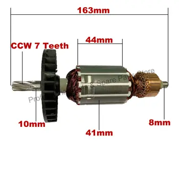 AC220V-240V Armature Rotorja Sidro zamenjava za Maktec Električne Krožne Žage MT580 MT 580