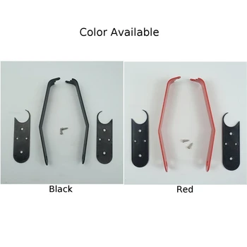 Aluminij Zlitine Blatnika Nosilci Za Xiaomi M365/PRO Električni Skuter Črna/rdeča Skuter Deli in Oprema