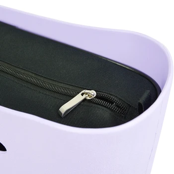 AMbag Obag O torba Style Nepremočljiva Mini EVA AMbag z Zip-up Platno Oblog Pisane Usnje Ročaj Ženske DIY Torbici
