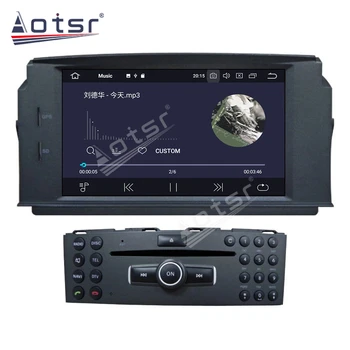 Android Večpredstavnostna GPS Navigacijo, avtoradio, Avto Sstereo za Mercedes Benz C Razred 3 W204 S204 2006 - 2011 Stereo Zaslona Enota HD