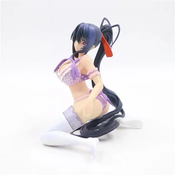Anime Visoka Šola DxD Himejima Akeno Mehke prsi Perilo Ver. PVC figuric Zbirateljske Model Igrače Za Seksi Darila za odrasle