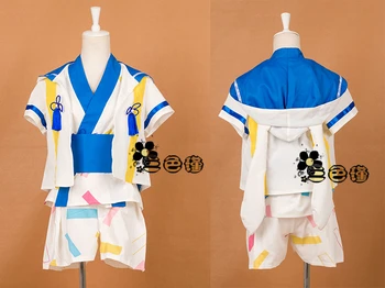 Ansambel Zvezde Shino Hajime Mashiro Tomoya Nito Nazuna Zajec Cosplay Kostum Plašč+Majica+Hlače+Pas+Pokrivala+Bownknot