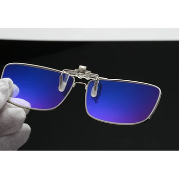 Anti blue Ray Posnetek Na Očala za Kratkovidnost Že Opažena v Objektiv Gaming Računalnik Modra svetloba blokiranje Očala Kovinski Okvir Pošlji polje L3