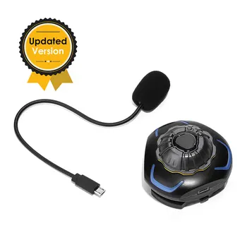 AS5 Bluetooth Motoristična Čelada Interkom Slušalke w/Mic Hands-Free (prostoročni Brezžični Čelade Intercomunicadores Moto Predvajalnik Glasbe