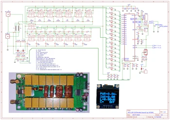 ATU-100 1.8-50MHz DIY Kompleti ATU100mini Avtomatski Antenski Tuner za N7DDC 7x7 Firmware, ki je Programirana / SMT/ Čip Vgrajena /+ OLED