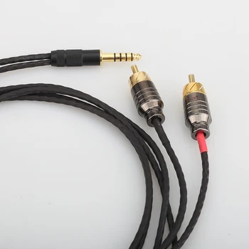 Audiocrast Visoke Kakovosti 2,5 mm/4.4 mm Uravnoteženo Moški na 2 RCA Moški Kabel za Digitalni Avdio Predvajalnik SZ-WM1Z/A WM1A