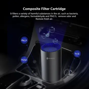 AUGIENB Zamenjava HEPA Filter Za Avto Zraka Čistilec --Zmanjšati Plesni Vonj Dima Alergije