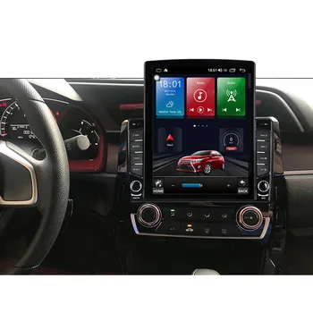 Avdio Radio 64GB Za HONDA CIVIC 2016 2017 2018 2019 Android 10 DSP IP Avto Večpredstavnostna tipka Navi Glavo Enoto Tesla Predvajalnik, GPS