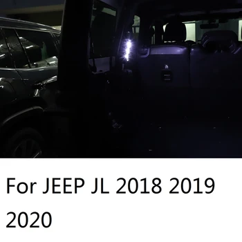 Avto LED Svetilka Sončne Energije v Sili Multifunkcijski za Jeep Wrangler JL 2018-2020