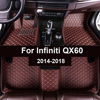 Avto predpražnike za Infiniti QX60 2016 2017 2018 po Meri auto stopalo Blazinice avtomobilska preproga pokrov