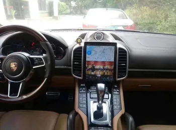 Avto Radio Android Stereo Sprejemnik Za-Porsche Cayenne 2012-2018 GPS Navigacija Multimedijski Predvajalnik MP3 Tesla Navpično HD Zaslon