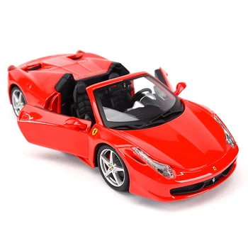 Bburago 1:24 Ferrari 458 Spider Športni Avto Statično Tlačno Liti Vozil Zbirateljske Model Avtomobila Igrače