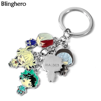 Blinghero Anime Junak Kovinski Obesek Keychain Ključnih Verige Osebnost Keyring Ključa Imetnika Darilo BH0628