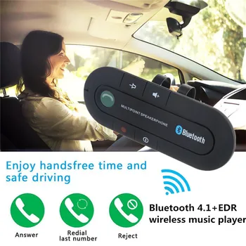 Bluetooth za prostoročno telefoniranje, Komplet Wireless Audio Sprejemnik Zvočnik Telefona, MP3 Predvajalnika Glasbe sončnega Posnetek Večtočkovni šumov