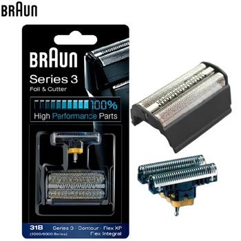 Braun 31B (5000/6000series) Folijo & Rezalnik visoko zmogljivost deli za Serijo 3 Brivniki (5610 5612 stare 350 360 370 380 390CC)