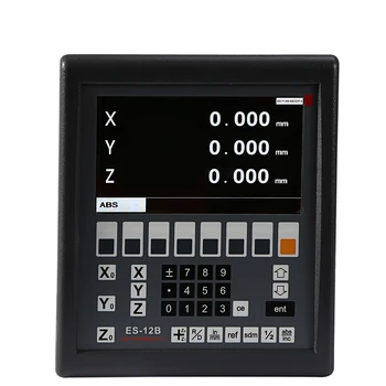 Brezplačna dostava Easson Stružnica Mlin DRO komplet ES-12B 3 osi digitalno odčitavanje LCD Monitor DRO + 3pcs GS10 visoko natančnost linearni lestvici