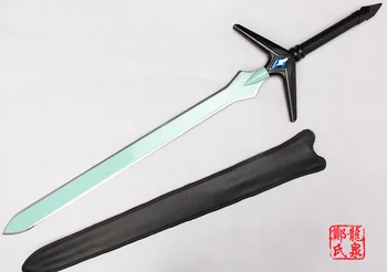Brezplačna Dostava Kirito Cosplay Sword Art Online ALO 2. Dolgi Meč PU Tulec Pravi Jekla Rezilo Božič Dekorativni