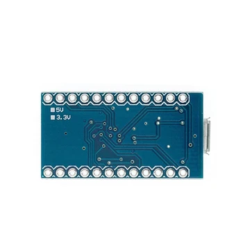 Brezplačna Dostava Nove Pro Mikro ATmega32U4 5V/16MHz Modul z 2 vrsta pin header 10PCS Za Arduino