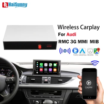 Brezžični Carplay Za Audi Q5 A5 A1 A3 A6 A7 V7 V3 MMI 3G 2G RMC Rekonstrukcija Avto Predvajanje Večpredstavnostnih Auto Povratne GPS Navigacija Dekoder