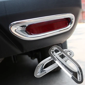CITALL 2X, ABS Plastike Trojno Chrome zadnji Zadnji Luči za Meglo Lučka za Kritje Trim Modeliranje Za Nissan Qashqai X-Trail (T32) Lopov