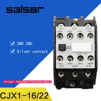 CJX1-16/22 3TB42 AC kontaktor 2NO 2NC 24V/36V/48V/110V/127V/220V/380V 16A 50HZ/60HZ Original