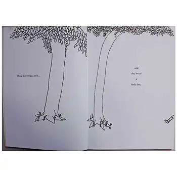 Daje Drevesa, Ki Jih Shel Silverstein Izobraževalne Angleška Slikanica Učne Kartice Zgodba Knjige Za Otroka Otroci Otrokom Darila