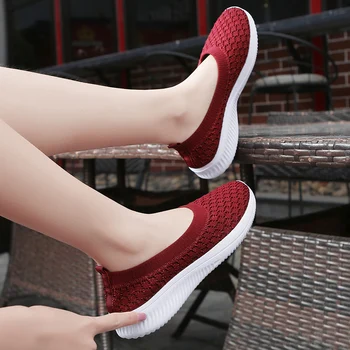 Damyuan 2020 Nove Ženske Čevlje Plus Velikost 42 Superge Dihanje Očesa Ženske Superge Zapatillas Mujer Lahka Hoja Čevlji