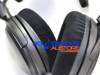 Debele Velur Žamet Uho Blazine, Blazine Za Audio Technica ATH OGLAS 400 700 900 HI-fi Slušalke Slušalke