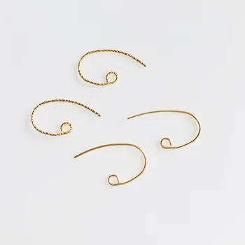 Debelo 20 kos/veliko pozlačeno uho žice uhan kljuke zaponko francoski kljuke nakit, izdelava obrti ugotovitve DIY za ženske