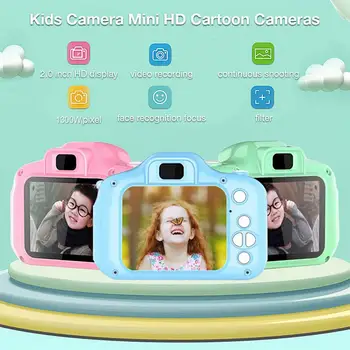 Digitalni HD 1080P 13 megapiksli Otroci Fotoaparat Igrače 2,0-Palčni Barvni Zaslon Otrok Darilo za Rojstni dan Igrače Za Otroke Video Kamero Igrače