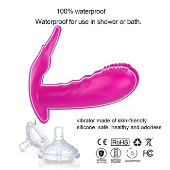 Dildo vibratorji brezžični daljinski upravljalnik nevidne Vibracije nositi ženskih G-spot vibrator sex igrače za žensko masturbator odraslih igrača