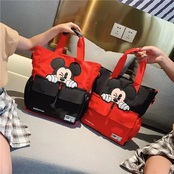 Disney Mickey mouse šola mentor vrečko srednji šoli študent vrečko platno otrok messenger torba fantje dekleta torbice