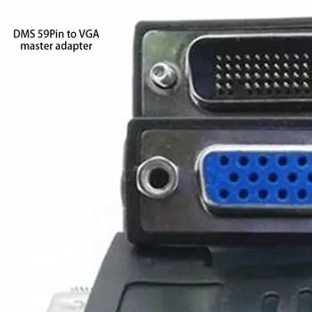 DMS-59 DMS59 59Pin DVI Moški na 1-Vrata VGA Ženski Video Y Razdelilnik KRATEK Kabel 1 PC na 1 ZASLON