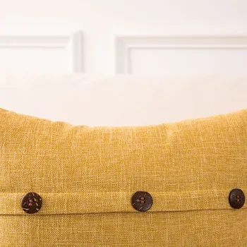 Doma preprost stil perilo dvojno iglo kokosovo sponke objem prevleke navaden kavč dekorativne blazine pokrov p18