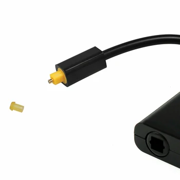 Dual Port Digitalni Optični Adapter za Ločevanje Optični Avdio Kabel 1 v 2 za DVD, CD Player VDX99